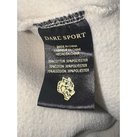 Dare Sport Limit edition 316 of 1000 Wolves XL White Quarter Zip Pullover Sweats - Picture 3 of 7